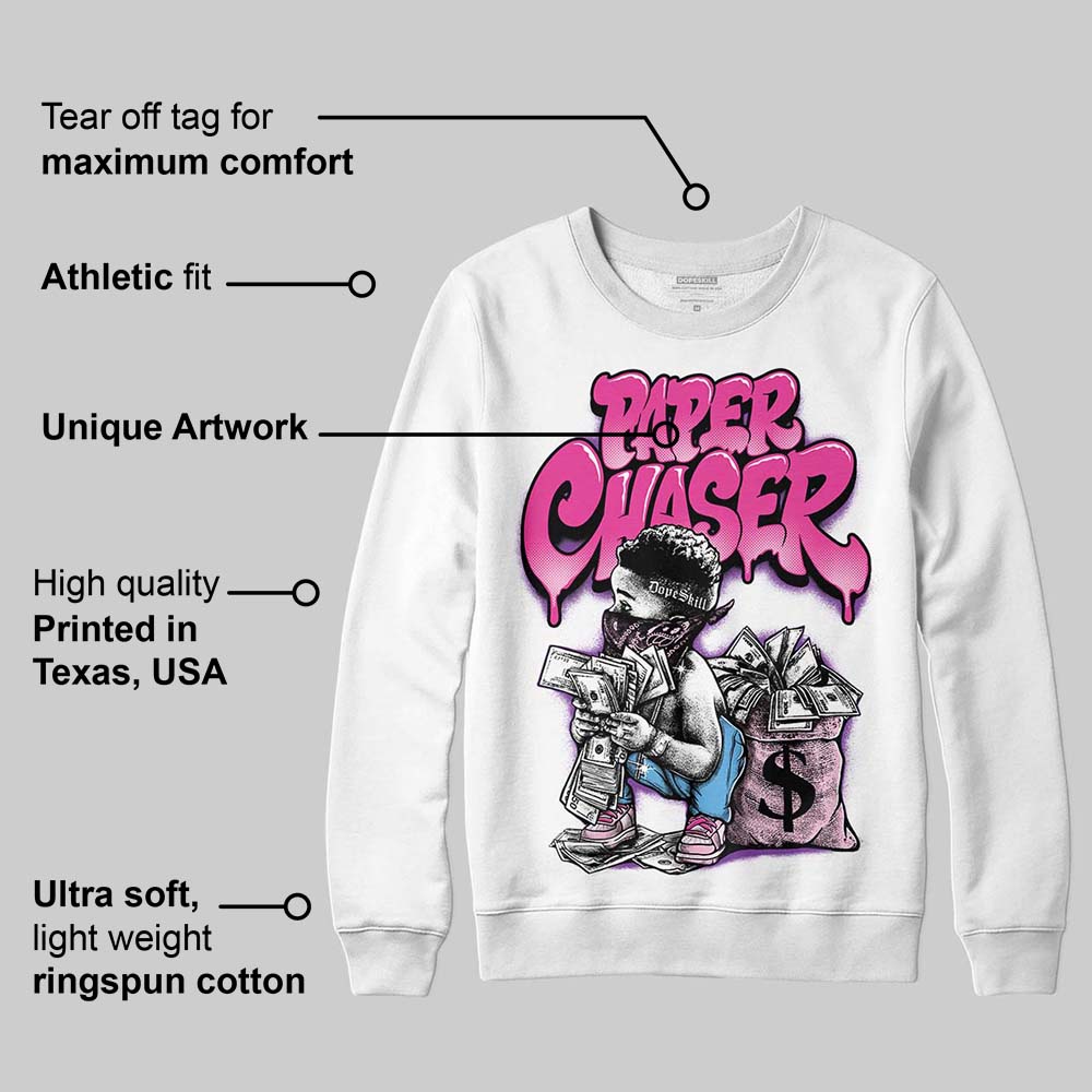 Pink 'Paper Chaser Boy' DopeSkill Graphic Sweatshirt