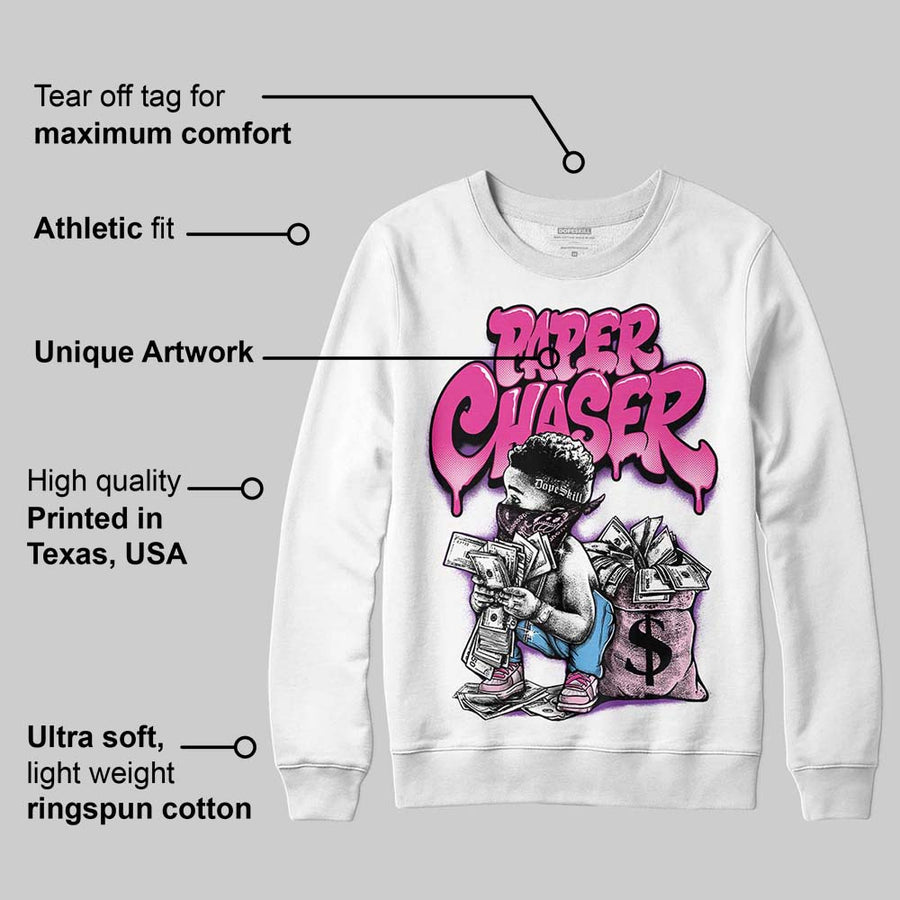 Pink 'Paper Chaser Boy' DopeSkill Graphic Sweatshirt