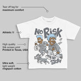 Wolf Grey 5s DopeSkill Toddler Kids T-shirt No Risk No Story Graphic