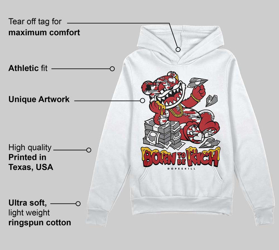 Bugs Bunny 8s DopeSkill Hoodie Sweatshirt Born To Be Rich Graphic