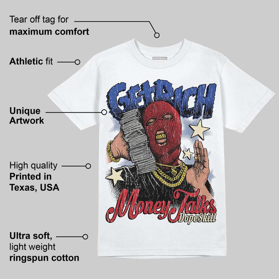 Rare Air 4s DopeSkill T-Shirt Get Rich Graphic