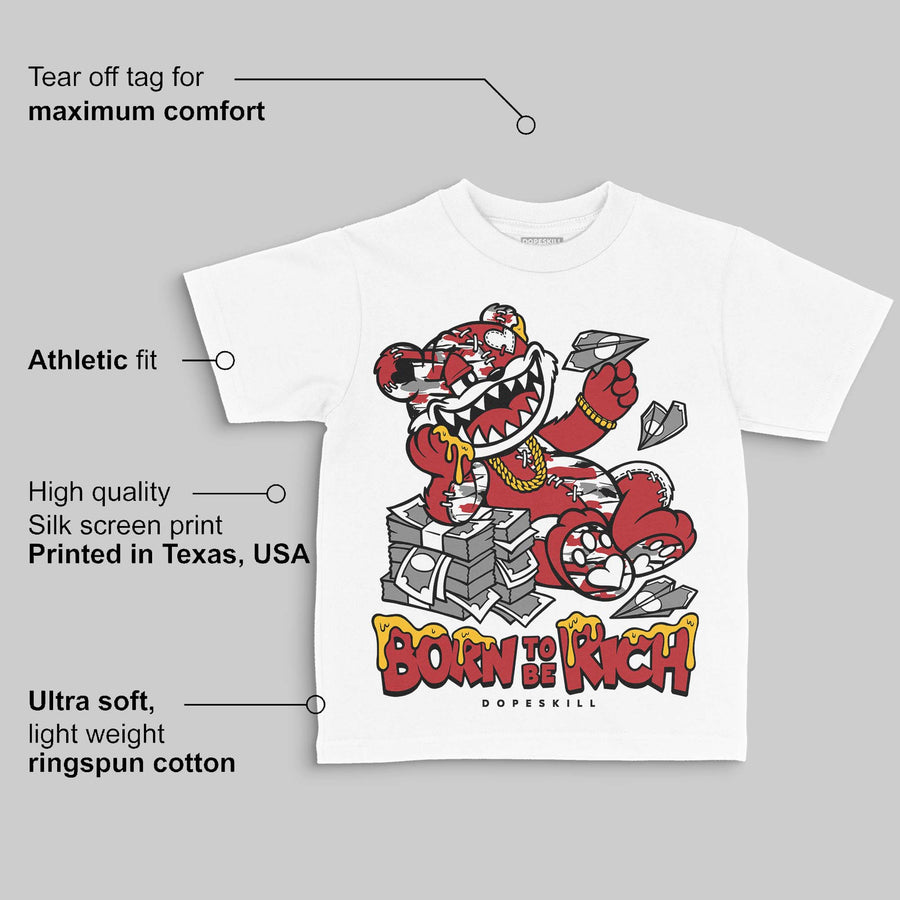 Bugs Bunny 8s DopeSkill Toddler Kids T-shirt Born To Be Rich Graphic