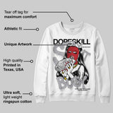 White Cement 4s DopeSkill Sweatshirt Stay It Busy Graphic