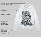 Wolf Grey 5s DopeSkill Hoodie Sweatshirt Wolf Grey 5s Graphic