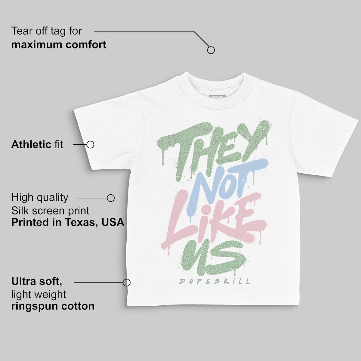 'Spring Is In The Air' 3s DopeSkill Toddler Kids T-shirt They Not Like Us Graphic