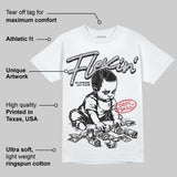 White Cement 4s DopeSkill T-Shirt Flexin' Graphic