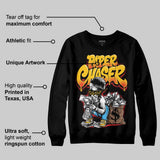 Yellow 'Paper Chaser Boy' DopeSkill Graphic Sweatshirt