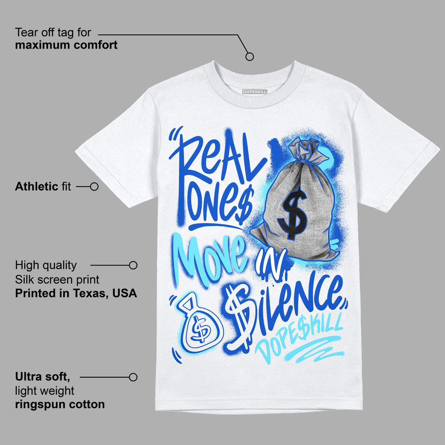 SB Dunk Argon DopeSkill T-Shirt Real Ones Move In Silence Graphic