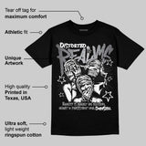 TD Black Patent 11s DopeSkill T-Shirt Distorted Realms Graphic