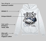Flint Grey 9s DopeSkill Hoodie Sweatshirt Trust No One Graphic