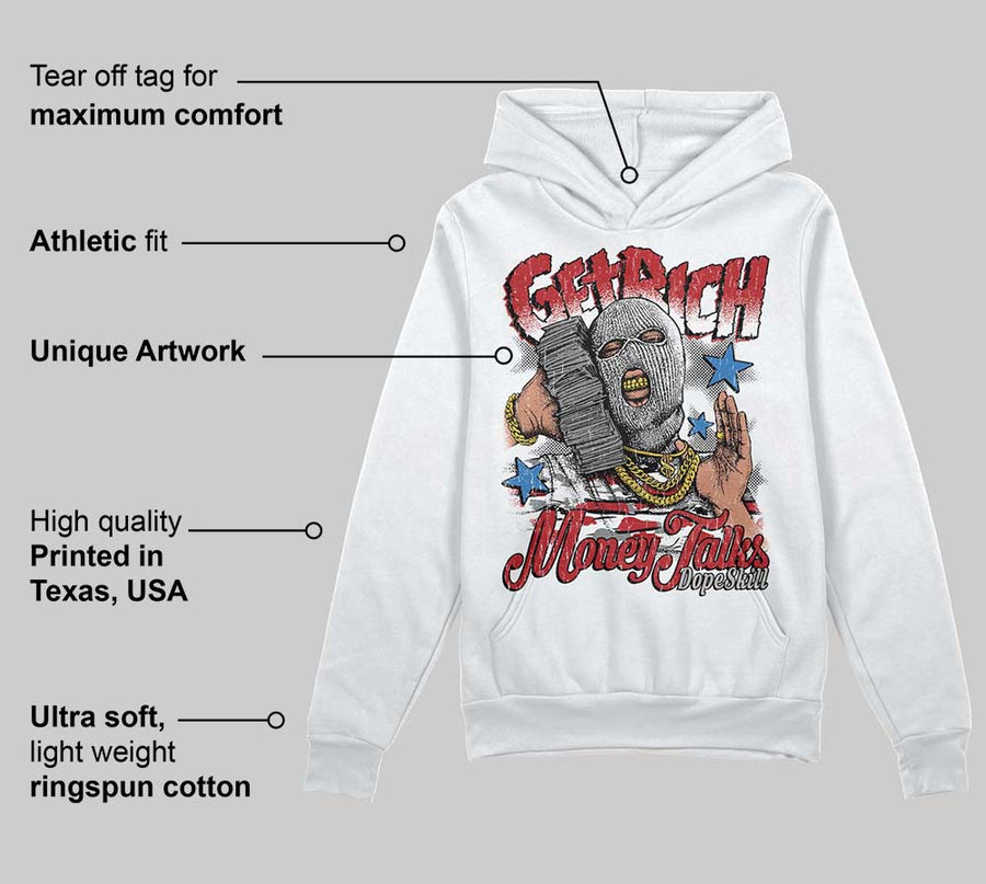 Bugs Bunny 8s DopeSkill Hoodie Sweatshirt Get Rich Graphic