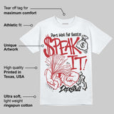 Fire Red “Black Tongue” 5s DopeSkill T-Shirt Speak It Graphic