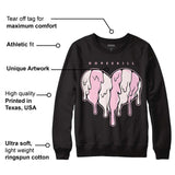 Dunk Low Pink Foam DopeSkill Sweatshirt Slime Drip Heart Graphic