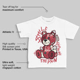 Valentine’s Day 4s DopeSkill Toddler Kids T-shirt Smile Through The Pain Graphic