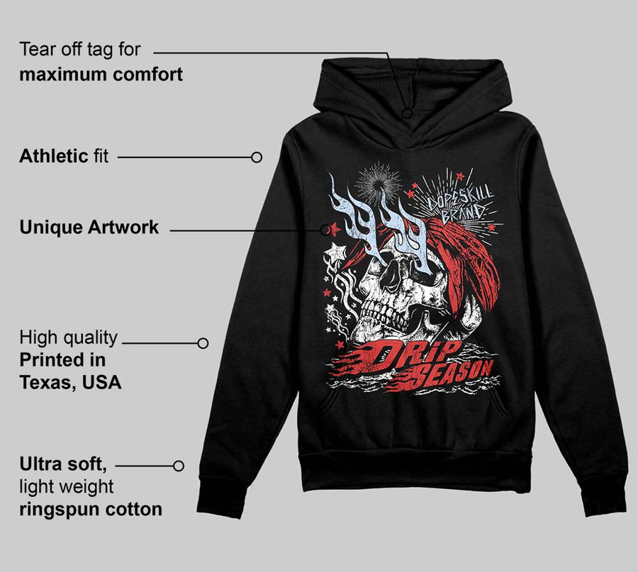 Reverse Infrared 6s DopeSkill Hoodie Sweatshirt Drip Season Graphic