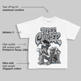 Wolf Grey 5s DopeSkill Toddler Kids T-shirt Paper Chaser Boy Graphic
