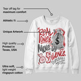 Bugs Bunny 8s DopeSkill Sweatshirt Real Ones Move In Silence Graphic