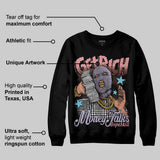 Harris Tweed x Denim Turquoise Dunk DopeSkill Sweatshirt Get Rich Graphic