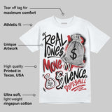 Flight Club 4s DopeSkill T-Shirt Real Ones Move In Silence Graphic