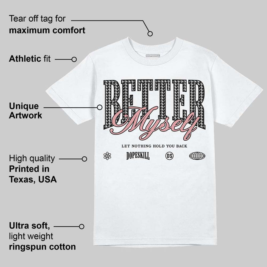 Harris Tweed x Black/Phantom Dunk DopeSkill T-Shirt Better Myself Graphic