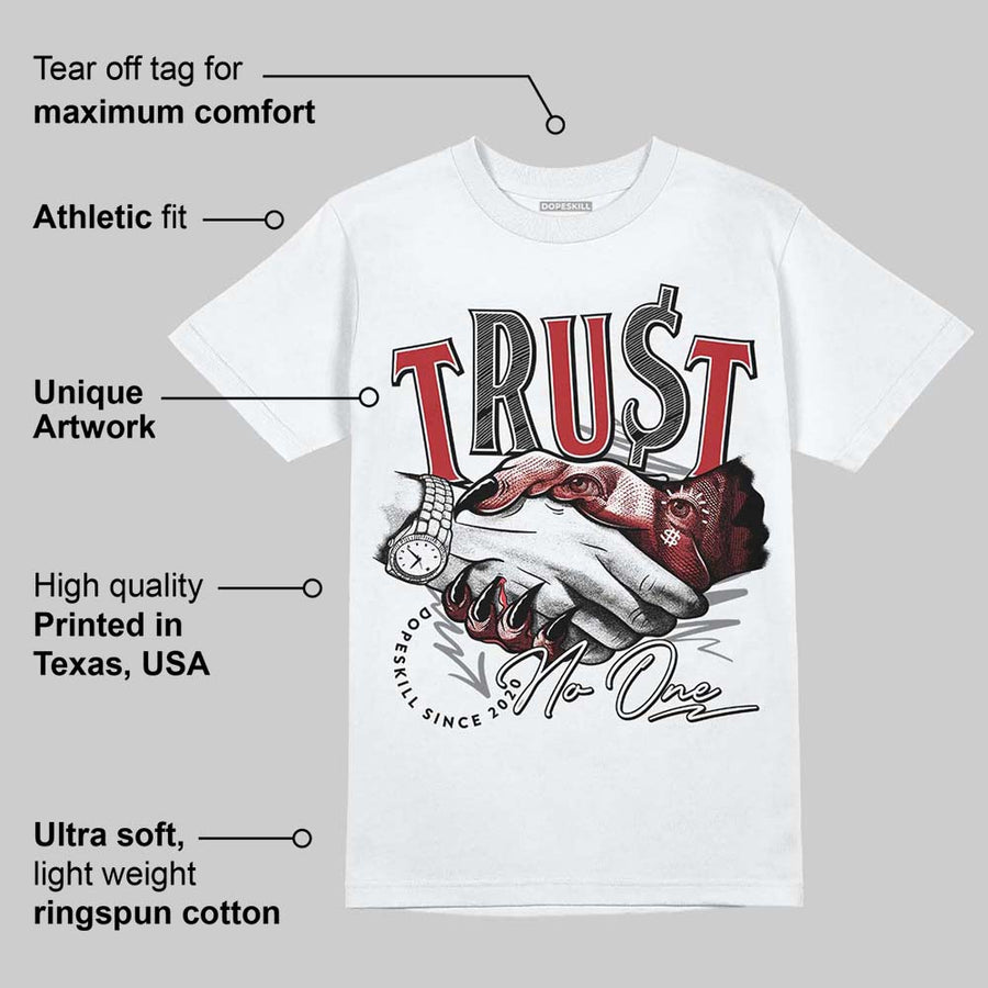 Bugs Bunny 8s DopeSkill T-Shirt Trust No One Graphic
