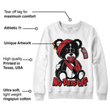 Red Taxi 12s DopeSkill Sweatshirt Hurt Bear Graphic