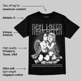 Black Cat 4s DopeSkill T-Shirt Real Lover Graphic