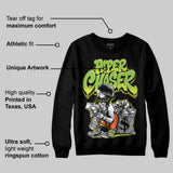 Neon Green 'Paper Chaser Boy' DopeSkill Graphic Sweatshirt