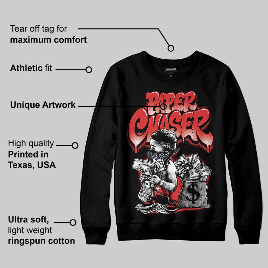 Reverse Infrared 6s DopeSkill Sweatshirt Paper Chaser Boy Graphic