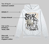 Reverse Metallic 5s DopeSkill Hoodie Sweatshirt Speak It Graphic