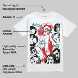 Mexico 'El Vuelo' 3s DopeSkill T-Shirt Built Different Graphic