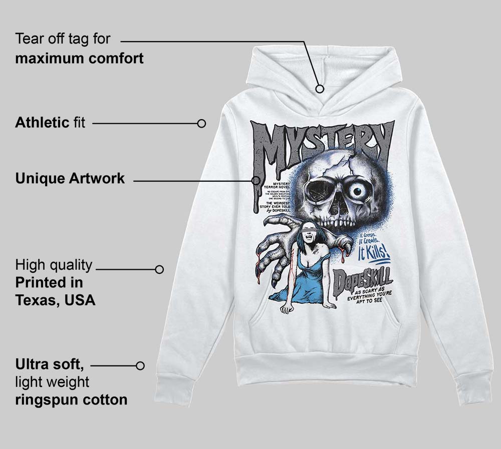 Flint Grey 9s DopeSkill Hoodie Sweatshirt Mystery Ghostly Grasp Graphic