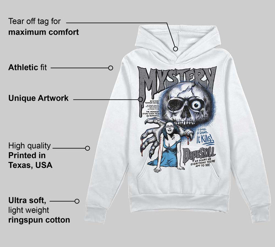 Flint Grey 9s DopeSkill Hoodie Sweatshirt Mystery Ghostly Grasp Graphic