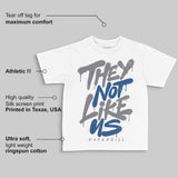 Flint Grey 9s DopeSkill Toddler Kids T-shirt They Not Like Us Graphic