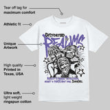 Grape 5s DopeSkill T-Shirt Distorted Realms Graphic
