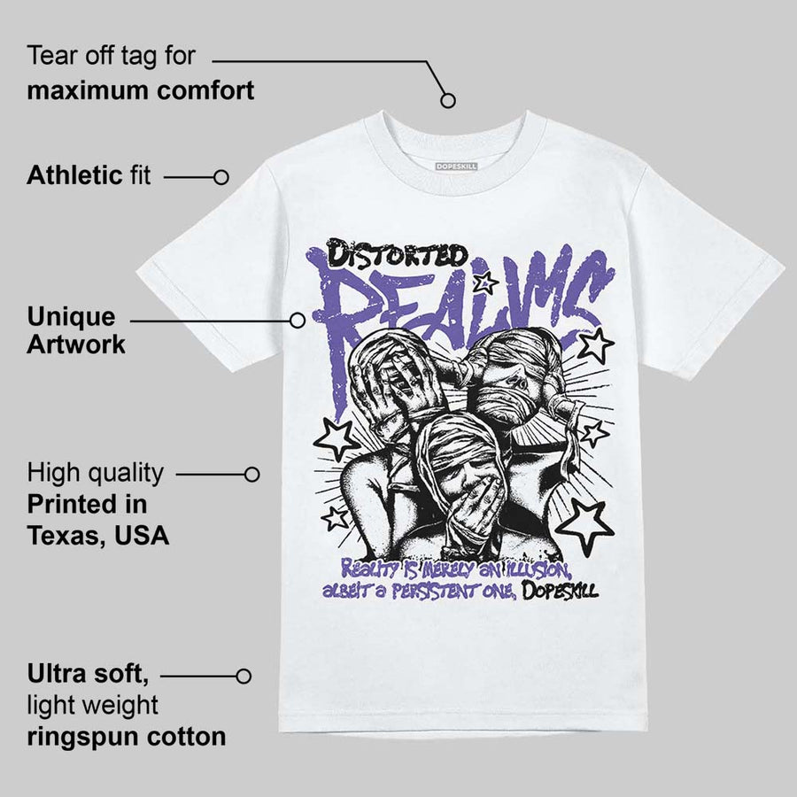 Grape 5s DopeSkill T-Shirt Distorted Realms Graphic