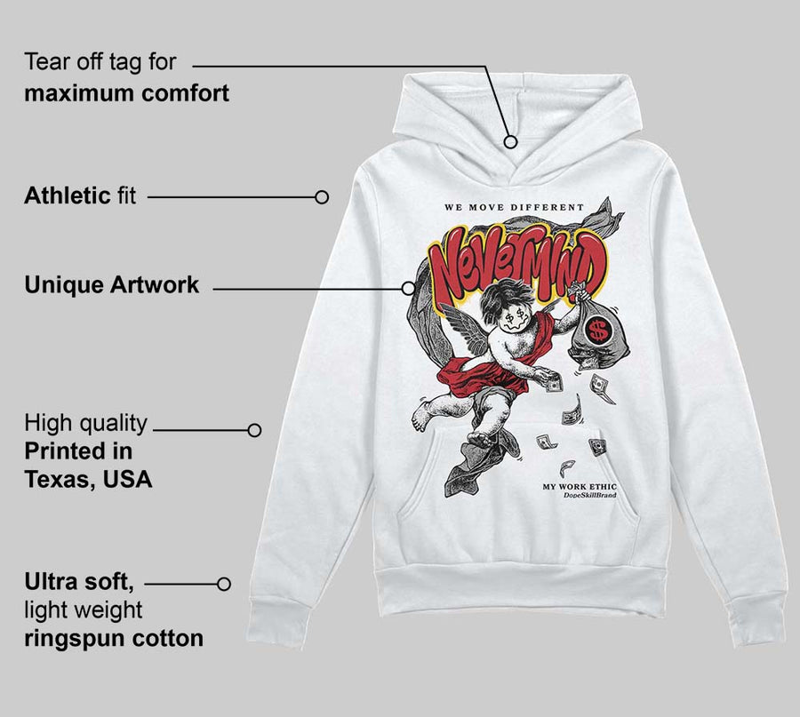 Flight Club 4s DopeSkill Hoodie Sweatshirt Nevermind Graphic