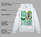 Green Collection DopeSkill Hoodie Sweatshirt Real Ones Move In Silence Graphic