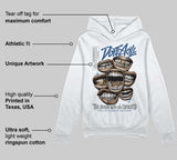 Flint Grey 9s DopeSkill Hoodie Sweatshirt The Mouth With No Droughts Graphic
