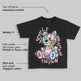 Medium Soft Pink 4s DopeSkill Toddler Kids T-shirt Smile Through The Pain Graphic