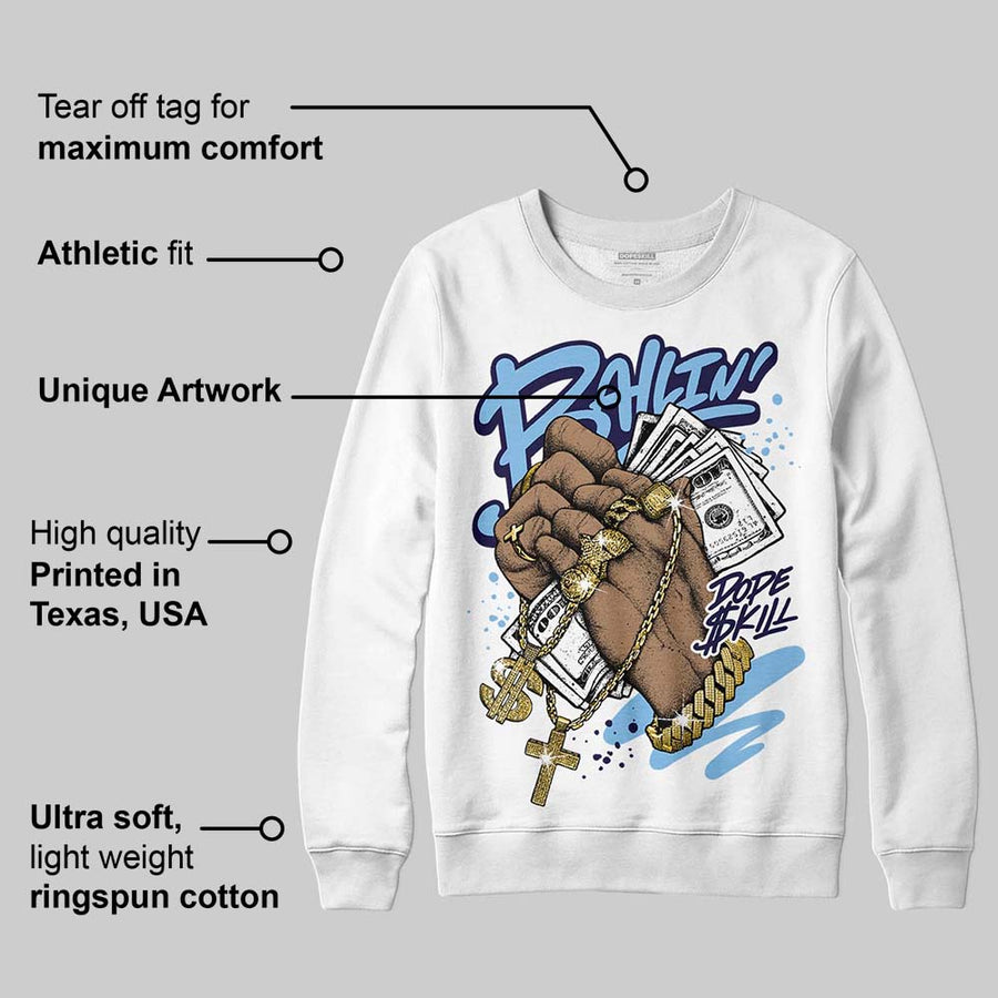 University Blue Collection DopeSkill Sweatshirt Always Ballin' Graphic
