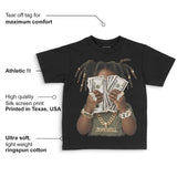Medium Olive 3s DopeSkill Toddler Kids T-shirt Rich Youth Graphic