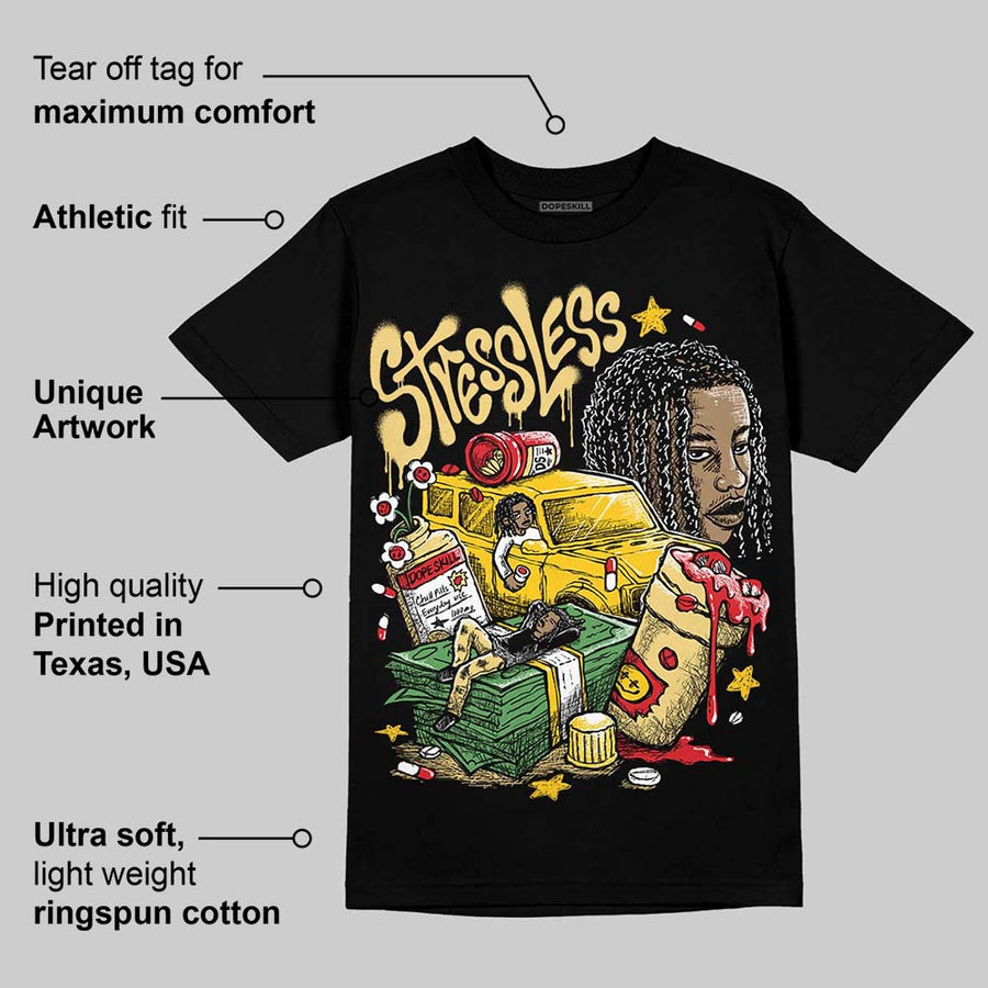 Quai 54 x Tour Yellow Black 1s DopeSkill T-Shirt Stressless Graphic