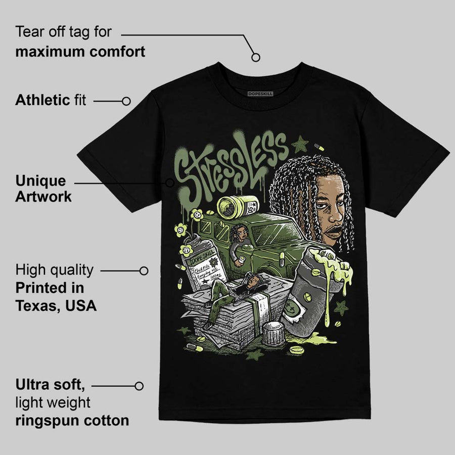 NB 1890 “Faded Black/Utility Green” DopeSkill T-Shirt Stressless Graphic