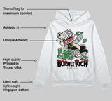 Reverse Metallic 5s DopeSkill Hoodie Sweatshirt Born To Be Rich Graphic