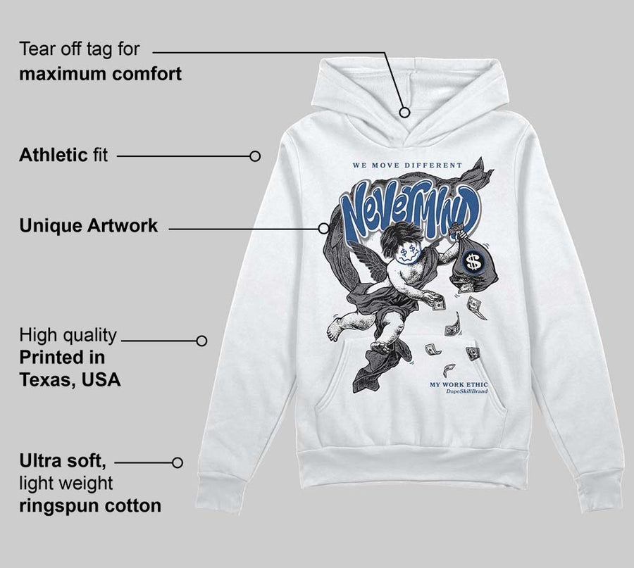 Flint Grey 9s DopeSkill Hoodie Sweatshirt Nevermind Graphic