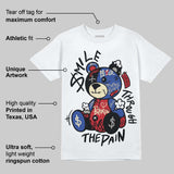 Rare Air 4s DopeSkill T-Shirt Smile Through The Pain Graphic