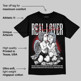 Black Metallic Reimagined 5s DopeSkill T-Shirt Real Lover Graphic
