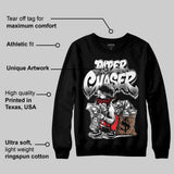 Black/White 'Paper Chaser Boy' DopeSkill Graphic Sweatshirt