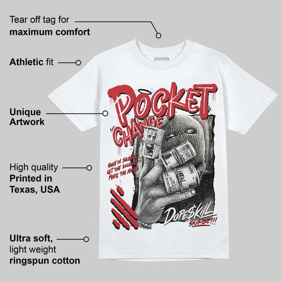 Flight Club 4s DopeSkill T-Shirt Pocket Change Graphic
